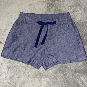 Calvin Klein short shorts.